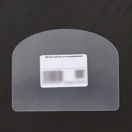 Confectionery spatula for alignment made of plexiglass, 10 × 13 × 0.1 cm, the color is transparent-4