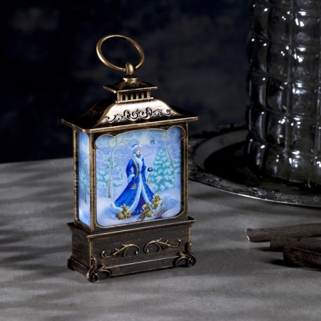 The LED figure "Snow Maiden" 7.6 × 13.5 × 3.2 cm, plastic, batteries AG13x3, glow warm white-1
