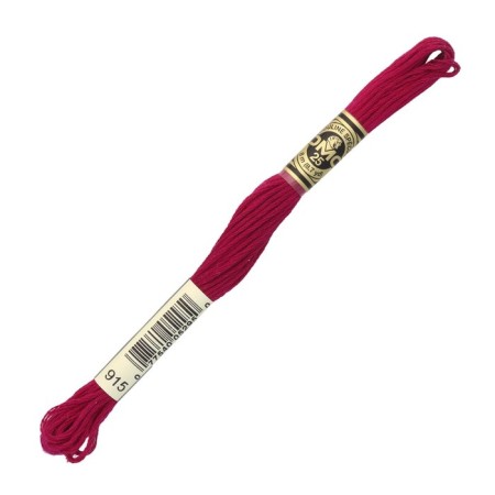 The threads of the DMC 117 (915), 12 pcs. packaged