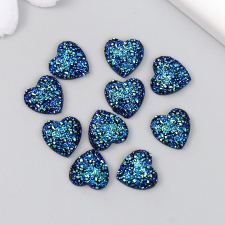 Coboson "Heart" dark blue 1 cm-2