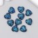 Coboson "Heart" dark blue 1 cm