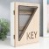 Keywood tree 6 hooks "grid-triangle" 19.5x5x26 cm