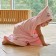 Lovelife towel "friend", col. Pink, 80x80 cm, 100% PE, microfiber 280 g/m2