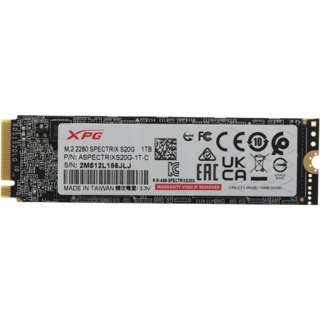 SSD A-Data PCI-E 3.0 X4 1TB ASPECTRIXS20G-C Spectrix S20G M.2 2280-3