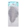 Feather for decor, size: 25-30 cm, gray color