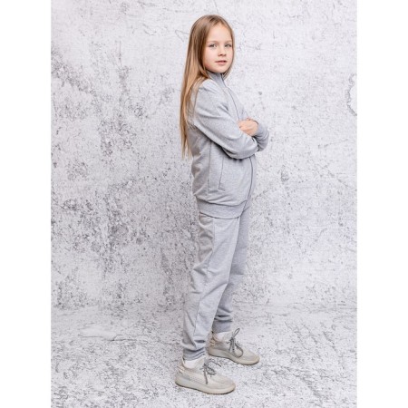 Sports children's costume, height 104 cm, gray color-4
