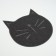 2-in-1 rug for a bowl/animal toilet 38 x 38 cm gray