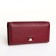 Women's wallet on a magnet, burgundy color