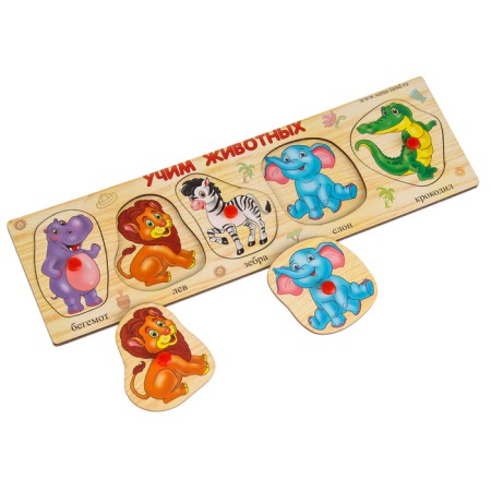 Frame - liner "Learning animals", 5 elements-2