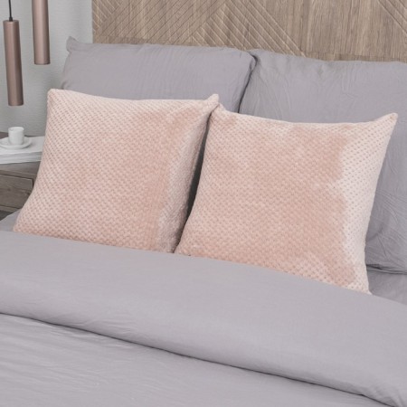 Pillowcases "Jacquard", size 50x50 cm, dusty rose color, 2 pcs-3