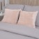 Pillowcases "Jacquard", size 50x50 cm, dusty rose color, 2 pcs