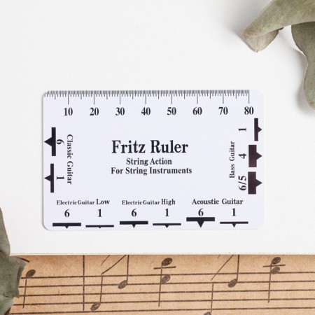Ruler meter of the height of strings, thoroughs-1