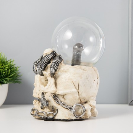 Plasmic ball "Skull" color 12x17x20 cm Risalux-3