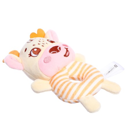 Developing rattle "deer", yellow color-2