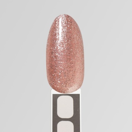 Gel nail polish, “chrome”, shimmer, 3 phase, 8ml, led/uv, pearl pink color (019)-11
