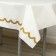 Golden thread tablecloth, 120x180 cm