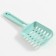 Domik toilet for cats closed with a door 50*38*37 cm, turquoise-gray