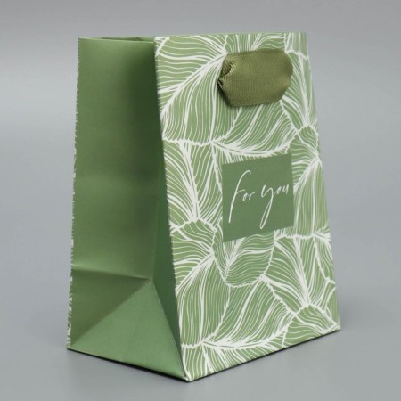 Gift package laminated, packaging, “for you”, 9 x 12 x 6.5 cm-2