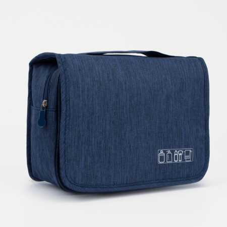 Cosmetic mester on Velcro, with hook, blue color