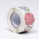 Stickers in the roll "Love", 500 pcs, 3.8 x 3.8 cm