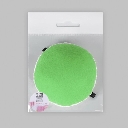 Needle on the hand, d = 8 cm, green color-4