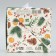 Folding box "New Year's branches", 10 x 10 x 10 cm, New Year
