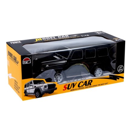 Radio -controlled machine "SUV", on batteries, black color-4