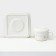 Ceramic coffee masisi set, 12 items: 6 cups 100 ml, 6 saucer d = 11 cm, white color