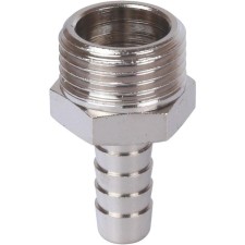 Штуцер STOUT SFT-0067-001210, 1/2" x 10 мм, наружная резьба, никелированная латунь