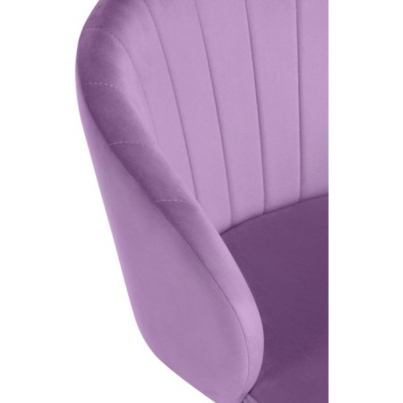 Computer chair Plastic Plastic/velor, white/purple 59x60x78 cm-6