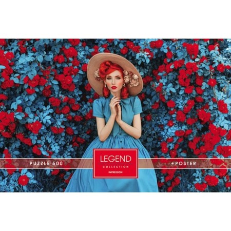 Puzzle "Girl in Blue", 500 elements-1