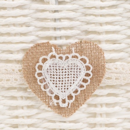 Stelly Paper basket "Serechko", 30x23x15 cm, white-3