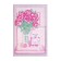 Diamond mosaic with a complete filling on the subframe "Beautiful flowers", 20 × 30 cm
