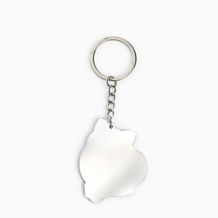 Key keychain mirror “You look cunning”, 9 x 4.1 cm-2