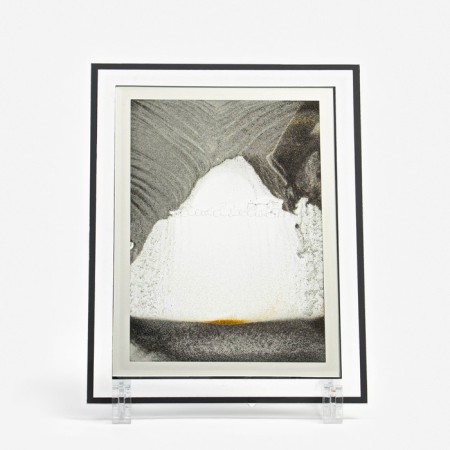Sanding clock-picture "Tuvuta", 23 x 17 cm, anti-stress