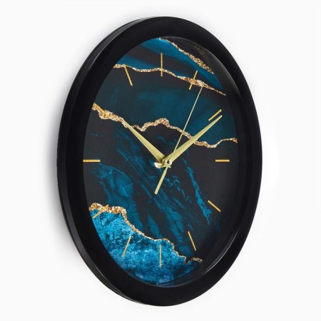 Wall watches, D-28 cm, interior "marble", silent-1