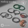 Ring set 8 pieces "Dream" heart, color with silver, size mix