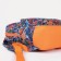 Baby backpack on lightning, external pocket, reflective strip, blue/orange color