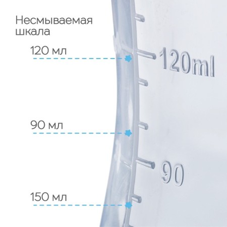 A bottle for feeding "Best Son", classic throat, 150 ml., 0 months, fitted, with handles-3