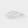 Porcelain plate "Tiger", D = 17.5 cm, white