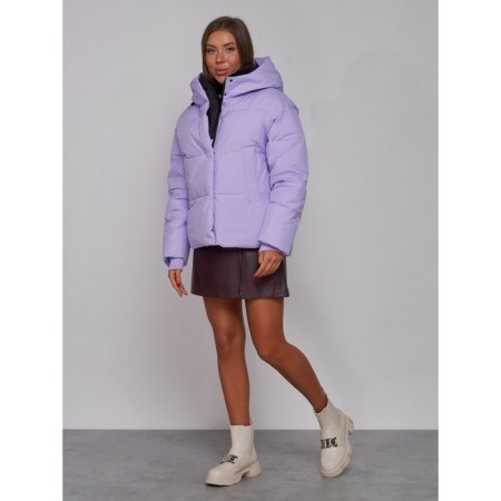 Winter jacket, size 50, purple color-1