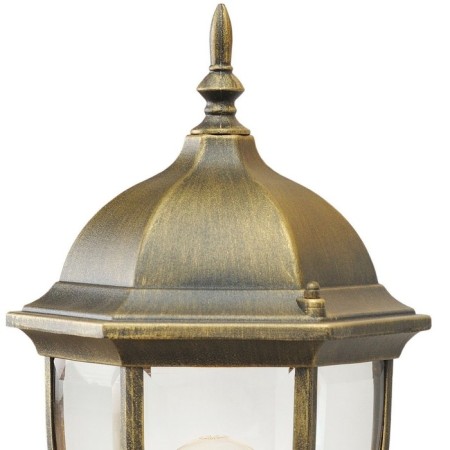 Fabur lamp, 95W E27, black color, gold, IP44-2