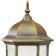 Fabur lamp, 95W E27, black color, gold, IP44