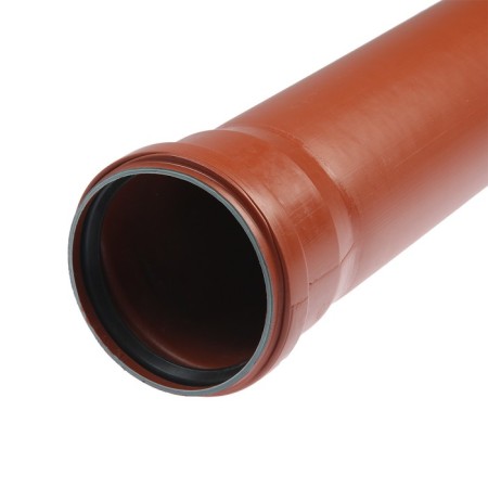 Sewage pipe flextron, external, d = 110 mm, thickness 3.2 mm, 1500 mm