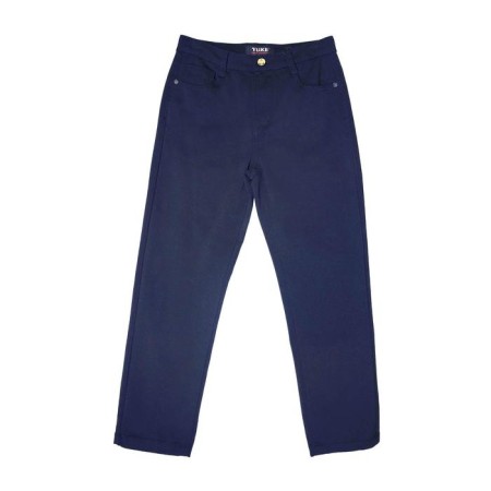 Pants for a boy, height 140 cm, blue color-1