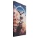Carty clock is wall-mounted, series: interior, "ship in heaven", smooth move, 35 x 60 cm
