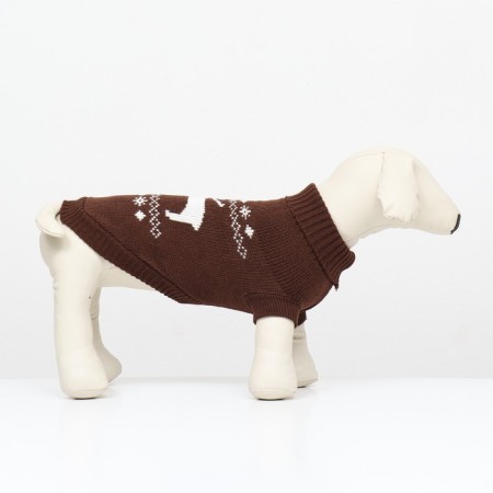 Sweater "Deer", M (DS 30, Osh 27, OG 40 cm), brown-1