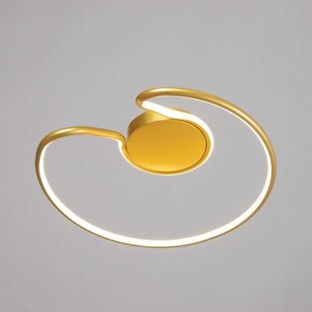 LUSTER "Norvin" LED 40W 3000K gold 42x42x24 cm-1