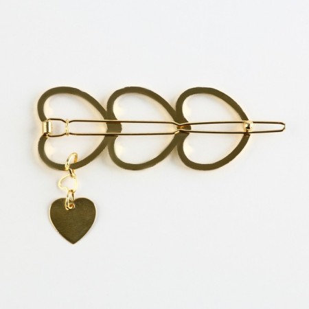 Hair clip mold "love", 6 x 2 s-3