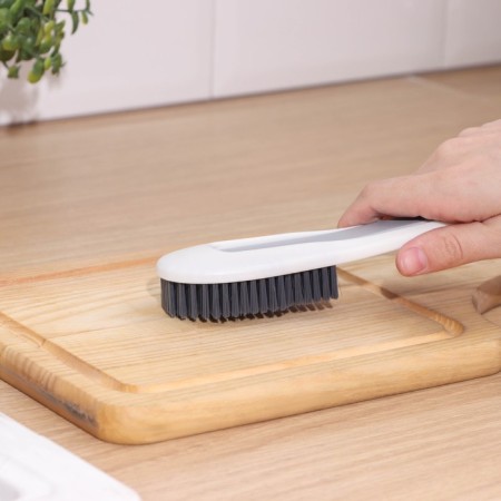 A brush with a handle of a shade, with an additional brush for narrow places, 19.6 × 5 × 3 cm, chloritis 1.6 cm-4